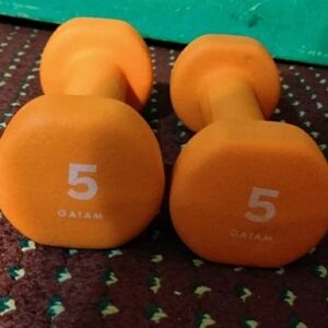 5lb dumbbell pair